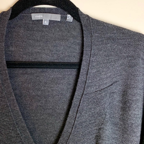 Vince | Cashmere & Merino Wool & V neck Cardigan - Picture 5 of 8